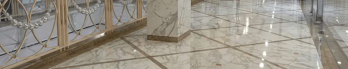 Beautiful marble floor professionally installed in Mesa, AZ